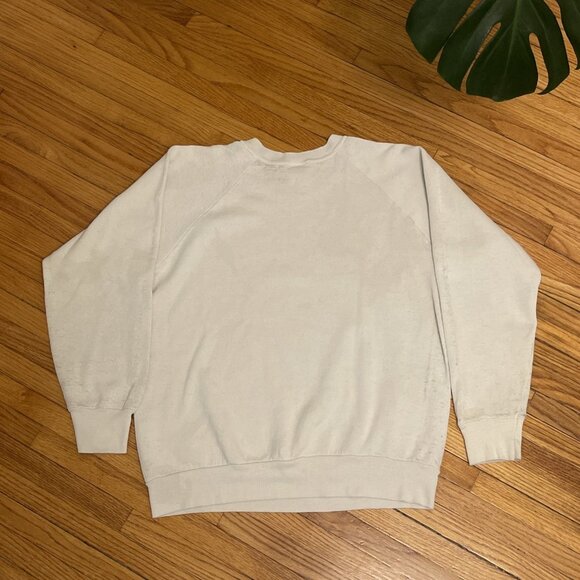 Vintage 80s 1987 Large New York City NYC Twin Towers Distressed Sweatshirt USA - Picture 2 of 8